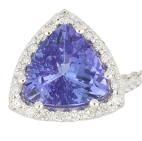 Collana Gemoro Donna Tanzanite in Oro bianco Tanzanite 1.60 Ct PC226BIA.TZ - PC226BIA.TZ